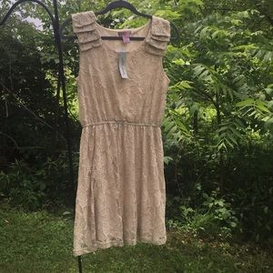 Ultra pink lace dress